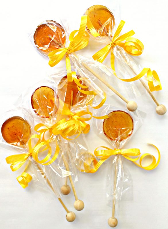 Honey Lollipops
