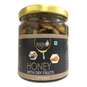 Honey with mix dry fruits