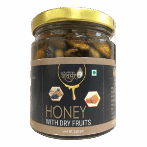 Honey with mix dry fruits