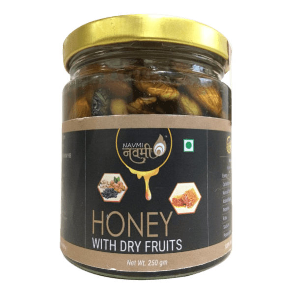 Honey with mix dry fruits
