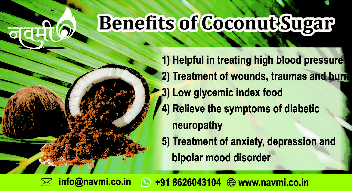 Coconut sugar is better for your health than refined sugar
