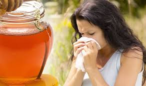 honey Gives relief from allergies
