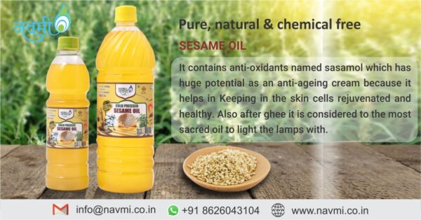Cold Pressed Sesame Oil